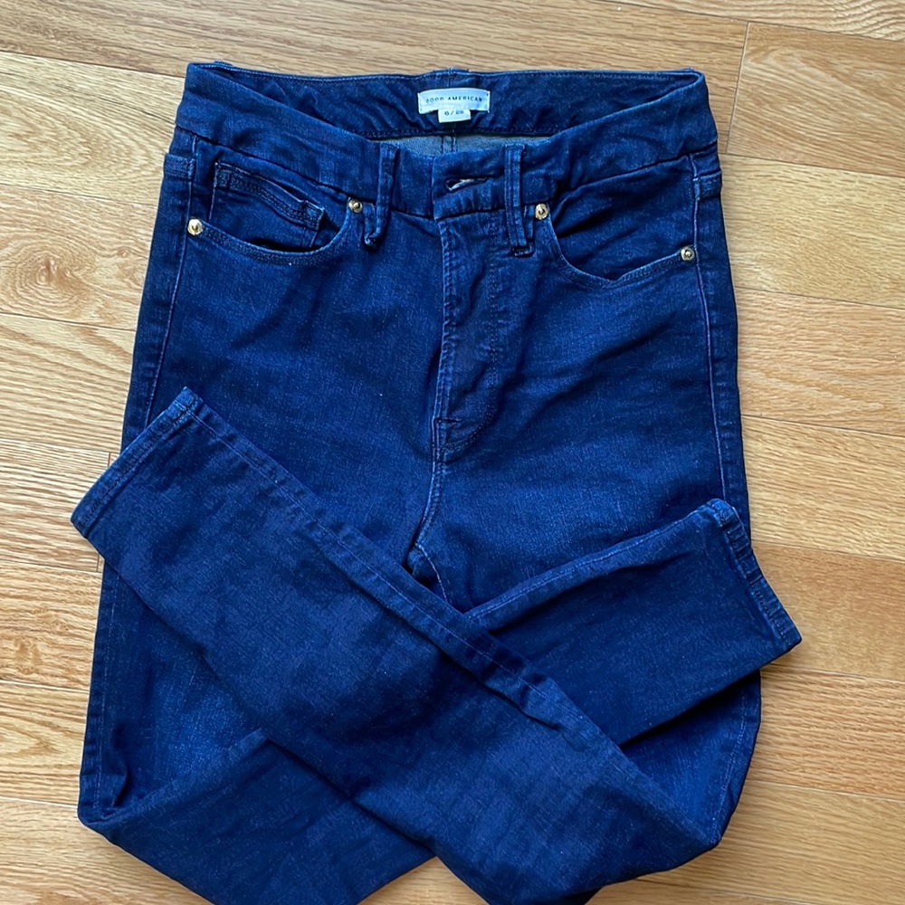 Size 6 Good American Good Legs jeans